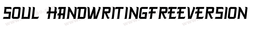 soul handwriting_free-version转换器字体转换